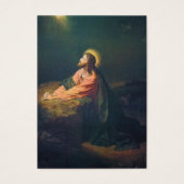 ゲツセマネのイエズガーデン葬式祈りの言葉カード (正面)