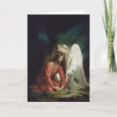 ゲツセマネのキリストは宗教的なカール・ブロッホによって カード (正面)