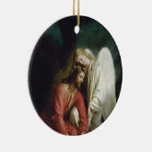 ゲツセマネのキリストは宗教的なカール・ブロッホによって セラミックオーナメント (右)
