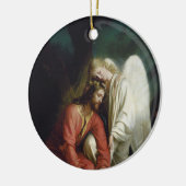 ゲツセマネのキリストは宗教的なカール・ブロッホによって セラミックオーナメント (左)