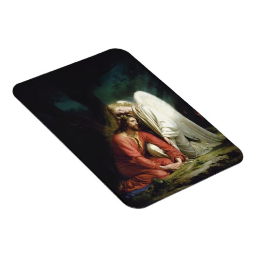 ゲツセマネのキリストは宗教的なカール・ブロッホによって マグネット (右側)