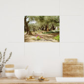 ゲツセマネのキリスト教のポスターの庭 ポスター (キッチン)