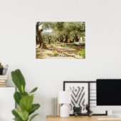 ゲツセマネのキリスト教のポスターの庭 ポスター (ホームオフィス)