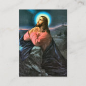 ゲツセマネのキリスト記念祈りの言葉 プレイスカード (正面)