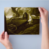 ゲツセマネの園でのイエス・キリストの苦悩 チラシ (手)