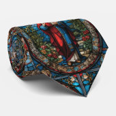 ゲツセマネの園でイエスのステンドグラス ネクタイ (ロール)