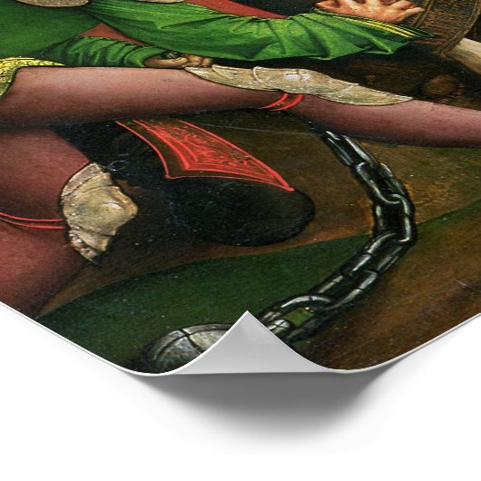 ゲツセマネの園で逮捕されたキリスト ポスター (角)