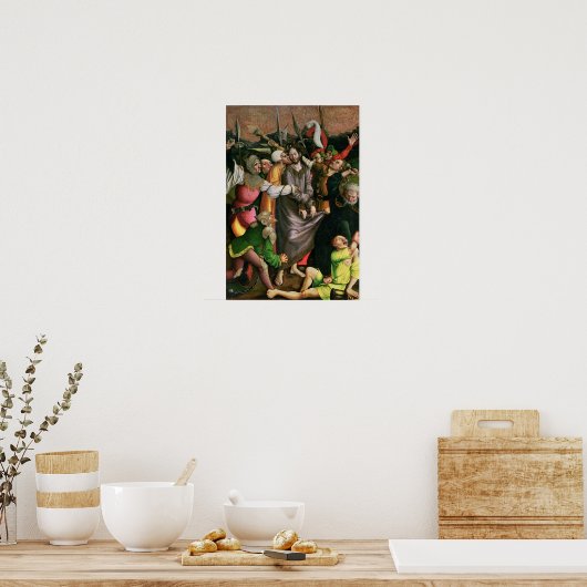 ゲツセマネの園で逮捕されたキリスト ポスター (キッチン)