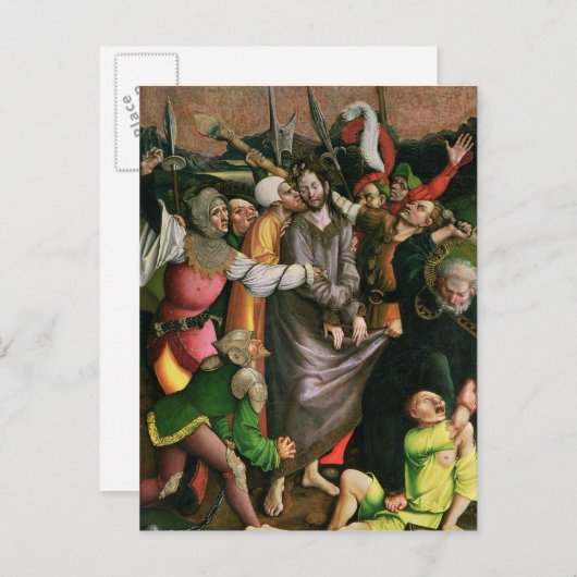 ゲツセマネの園で逮捕されたキリスト ポストカード (正面/裏面)