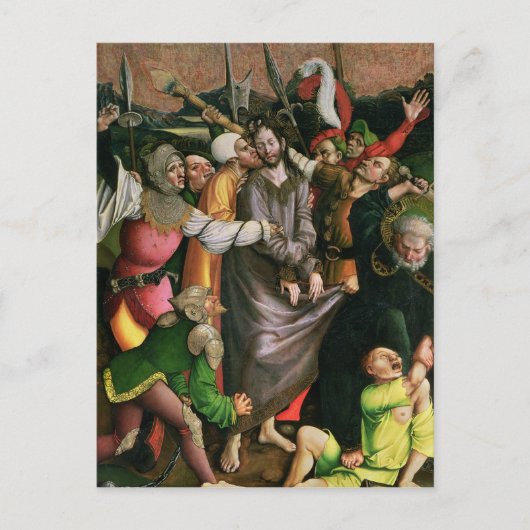 ゲツセマネの園で逮捕されたキリスト ポストカード (正面)
