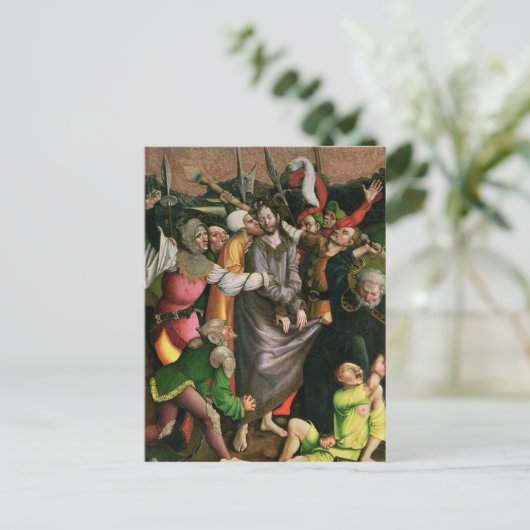 ゲツセマネの園で逮捕されたキリスト ポストカード (スタンド正面)