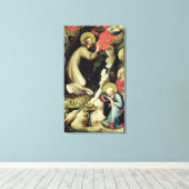 ゲツセマネの園にいるイエス キャンバスプリント (インサイチュ (ウッドフロア))