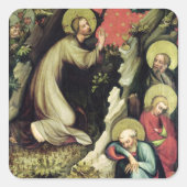 ゲツセマネの園にいるイエス スクエアシール (正面)