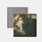 ゲツセマネの園のキリスト3 マグネット (正面/裏面)