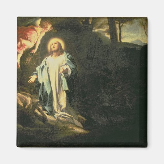 ゲツセマネの園のキリスト3 マグネット (正面)