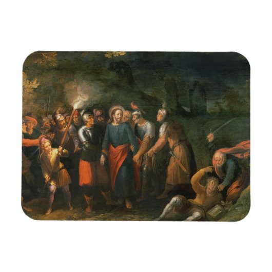 ゲツセマネの園のキリスト マグネット (横)