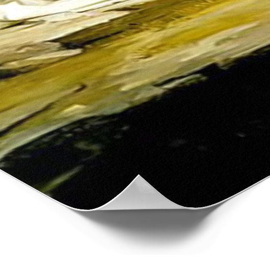 ゲツセマネの祈りの言葉のイエス ポスター (角)