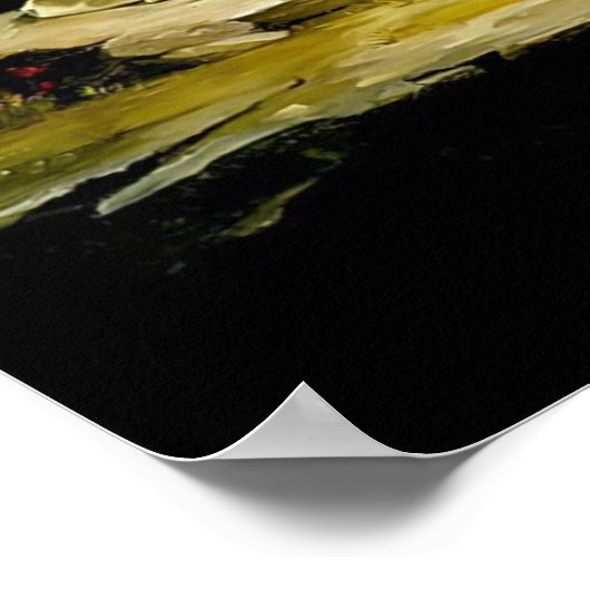 ゲツセマネの祈りの言葉のイエス ポスター (角)