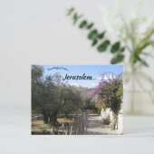 ゲツセマネエルサレムの庭園2葉書 ポストカード (スタンド正面)