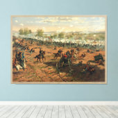 ゲティスバフタルストラップでゲティスバーグ・ハンコックを戦う キャンバスプリント (インサイチュ (ウッドフロア))