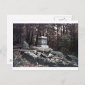 ゲティスバーグの小さな丸い頂上にある第20メイン記念碑 ポストカード (正面/裏面)