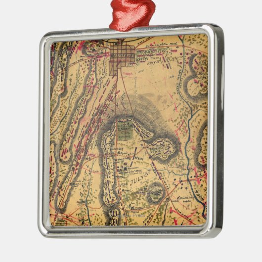 ゲティスバーグの戦い メタルオーナメント (左)