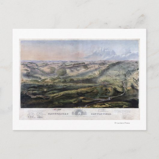 ゲティスバーグの戦い 2 ポストカード (正面)