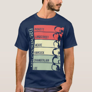 ゲティスバーグ・ヒード・オールド・スクールに突き刺さる内戦 Tシャツ