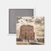 ゲディミナス塔（ヴィリニュス） マグネット (正面/裏面)