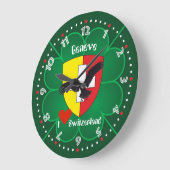 ゲネーブシュウィズSuisseスヴィツェラUhr ラージ壁時計 (傾斜)