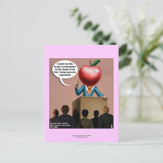 ゲノムおもしろいはがき(8組) ポストカード (スタンド正面)