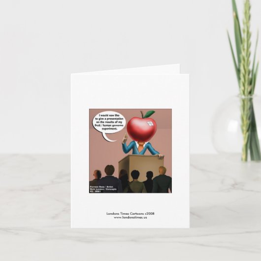 ゲノムおもしろい実験品質ノテカード カード (正面)