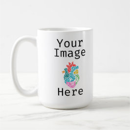 ゲノム細胞のハート独身のをカスタマイズする コーヒーマグカップ