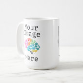 ゲノム細胞の脳をパーソナ独身のライズする コーヒーマグカップ (正面左)