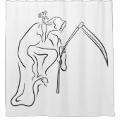 ゲバター/ゴッドファーザー/グリムヒップホップ シャワーカーテン (正面)