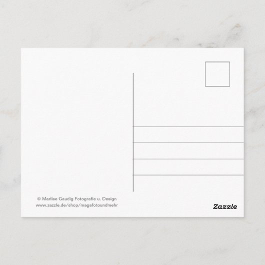 ゲバートスタグスネケンポスト ポストカード (裏面)