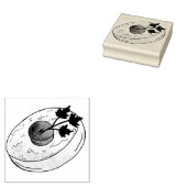 ゲフィルトフィッシュユダヤ人の休日シャブバットパスソーバーフード ラバースタンプ (押印)