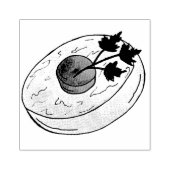 ゲフィルトフィッシュユダヤ人の休日シャブバットパスソーバーフード ラバースタンプ (インプリント)