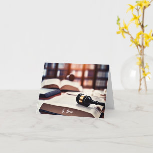 ゲベルカスタム付きロースクール卒業ブック カード