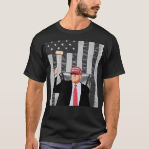 ゲベル付きスピーカートランプ Tシャツ
