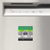 ゲボットのアロaceスペードのロゴ正方形プライド旗 マグネット (インサイチュ (食洗機))