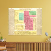 ゲマン帝国1273年から1815年 キャンバスプリント (インサイチュ (リビング))