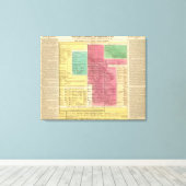 ゲマン帝国1273年から1815年 キャンバスプリント (インサイチュ (ウッドフロア))