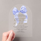 ゲメロスヒヨスブルーボープライマーアニートバウティゾ アクリル招待状 (インサイチュ (ポータブル))