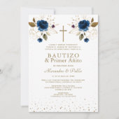 ゲメロスブルーフラワーズヒヨスプライマーアニートバウティゾ 招待状 (正面)