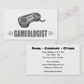 ゲユーモアのあるーム 名刺 (正面/裏面)