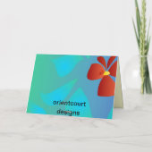 ゲラニかわいらしウム>すべての行事グリーティングカード カード (裏面)