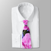 ゲラニウムとペリウィンクル ネクタイ (タイ)