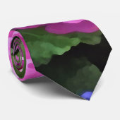 ゲラニウムとペリウィンクル ネクタイ (ロール)