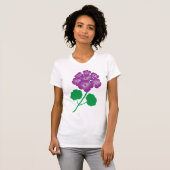 ゲラニウムの花 Tシャツ (正面フル)